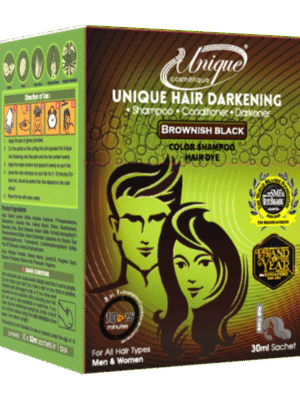 Unique Hair Darkening Brownish Black